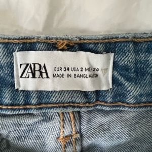 Zara size 2 great condition high rise shorts